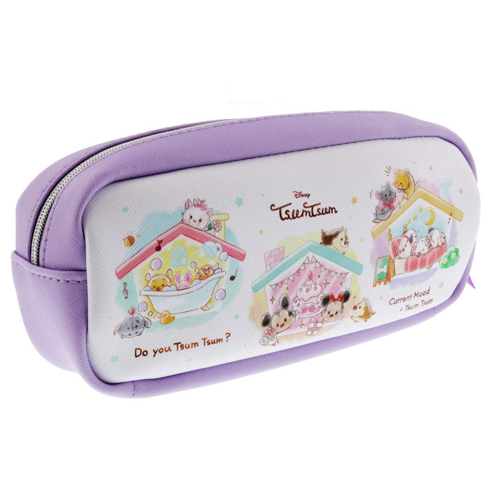 Sunstar Stationery Disney Pencil Case Mickey Minnie S1416332 Chara-Palé &