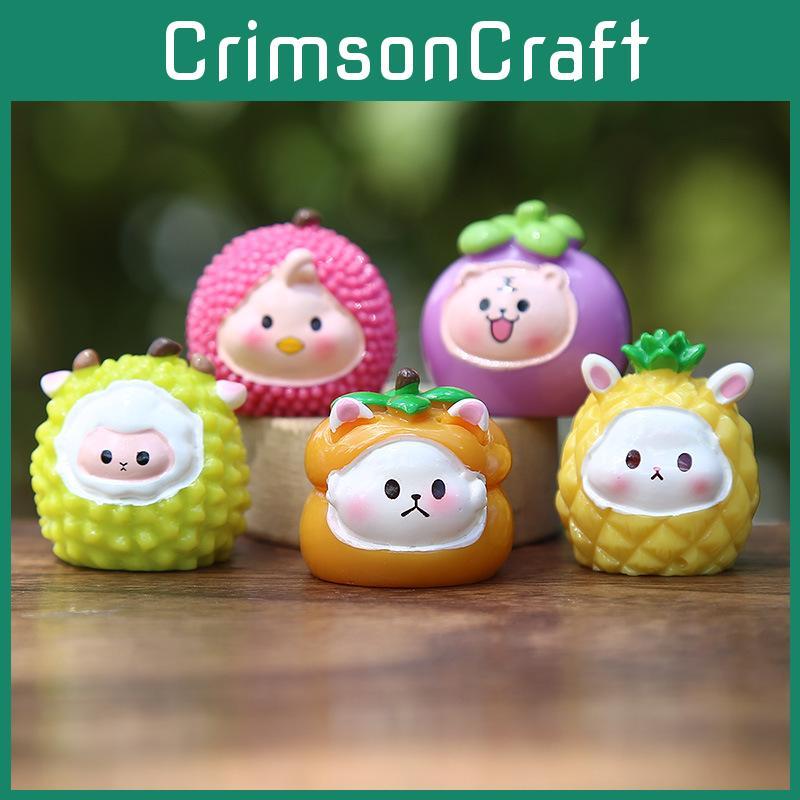 Fruit Zodiac Series Resin Toys For Visual Sensory Development In Play Creative