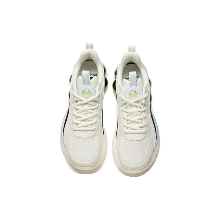 Anta Lifestyle Series Half Palm Air Cushion Shock Absorption Non-Slip Wear-Resistant Low-Top Sports Shoes Men Sneakers White Black Green 912118811-3