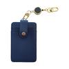[H HARUCO] Pass Case with Retractable Reel, Men's, Women's, Children's, Unisex, Vertical, Card Holder, Retractable Reel, Double-Sided, Holds 2 or 3