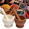 1 Pcs Stone Mortar Masher Multi-function Manual Household Garlic Mortar Pot Grinder Bowl Garlic Pot For Home Cook Tools