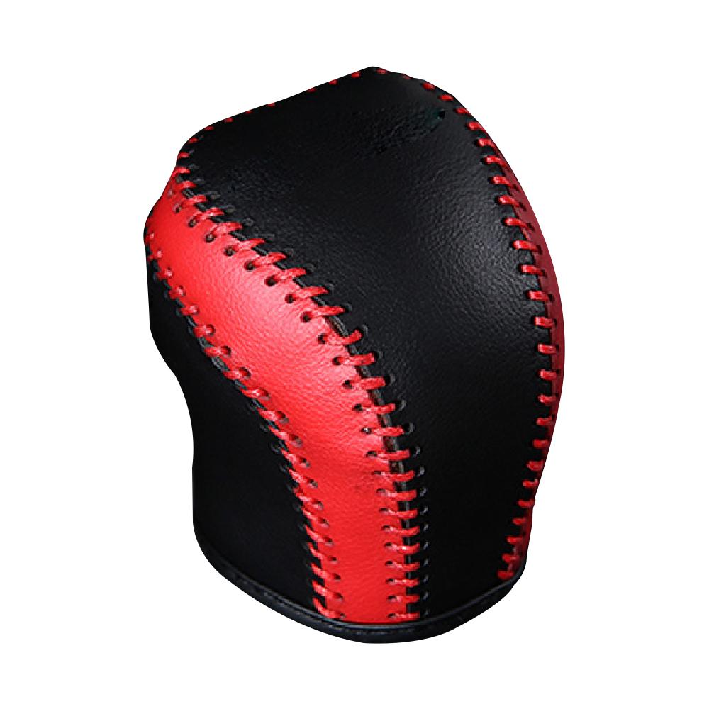 Leather Car AT Gear Shift Knob Cover Gear Head Collars for Toyota Camry 70 Corolla 2019 2020 2025 Interior Accessories