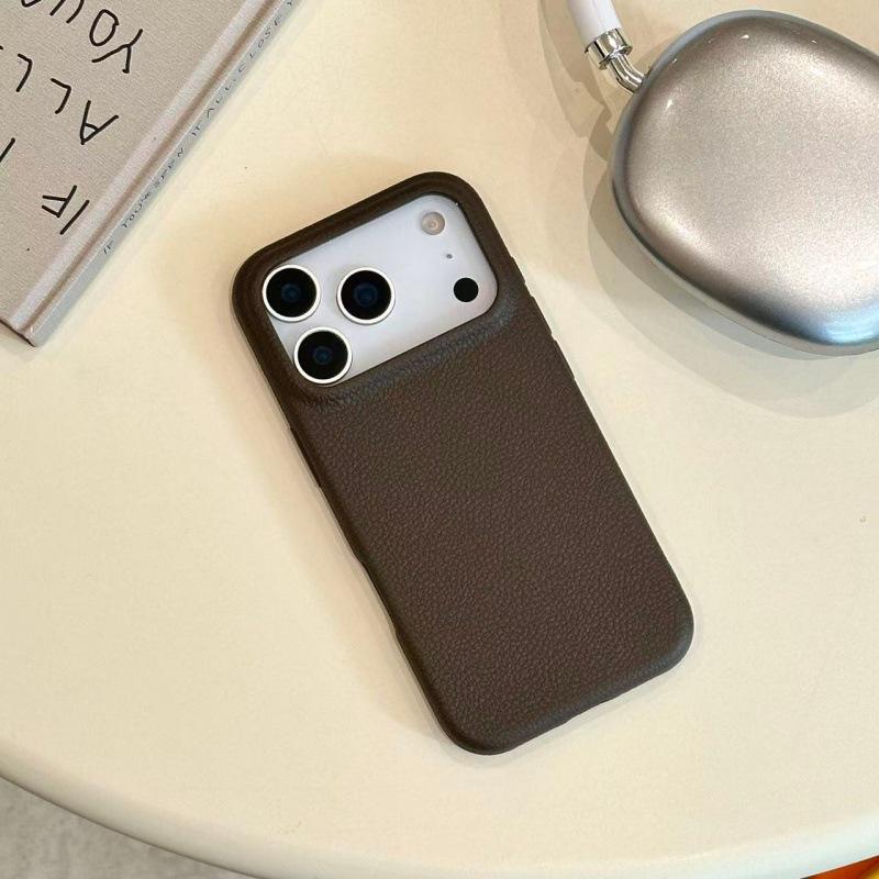 Premium Faux Leather Phone Case for iPhone 17 Pro Max - Durable, Drop-Proof Protection