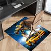 Bumblebee and Optimus Prime1 Printed Absorbent Washable Carpet, Non-Slip Bathroom Mats, Kitchen Rugs, Yoga Mat,Living Room Entrance, Camping Picnic Ru