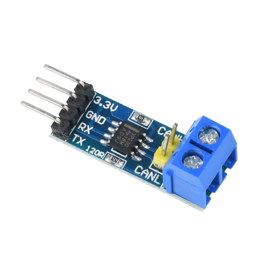 

DC3-3.6V SN65HVD230DR VP230 Driver Module Can Transceiver Communication Module Built-in Temperature Monitoring