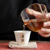 1 Pc Chinese Retro Ceramic Tea Cup Hand-painted White Porcelain Tea Bowl Handmade Teacup Teaware Travel Meditation Cup 40ml