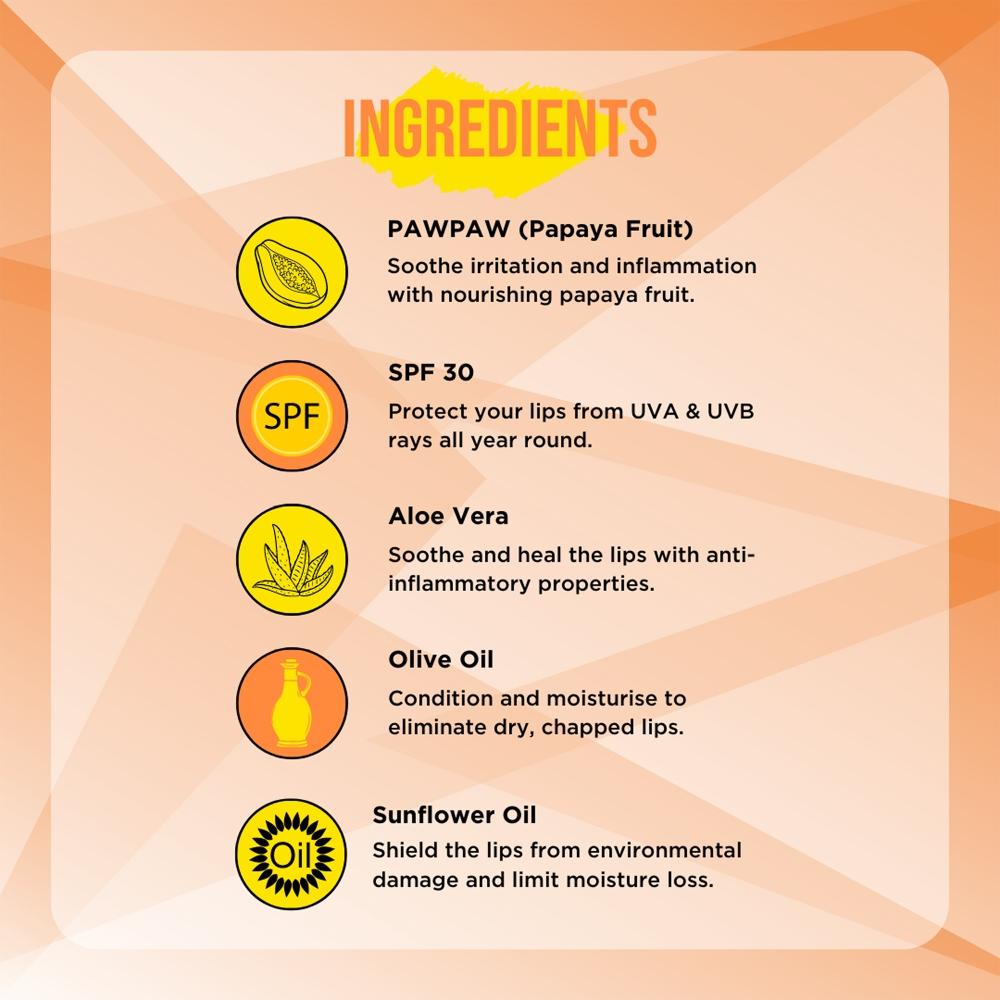 Dr. Pawpaw Lip Balm Spf 30 0.27 Oz