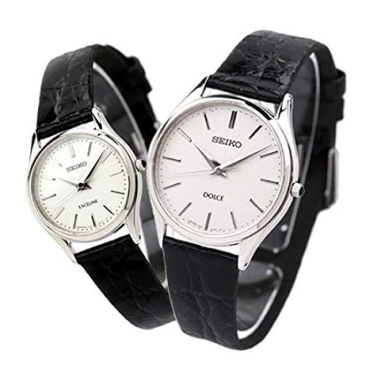 

SEIKO Watch Pair Watch with Pair Box and Wrapping Dolce Exceline Silver SACM171 SWDL209 [SEIKO] Men s Women s