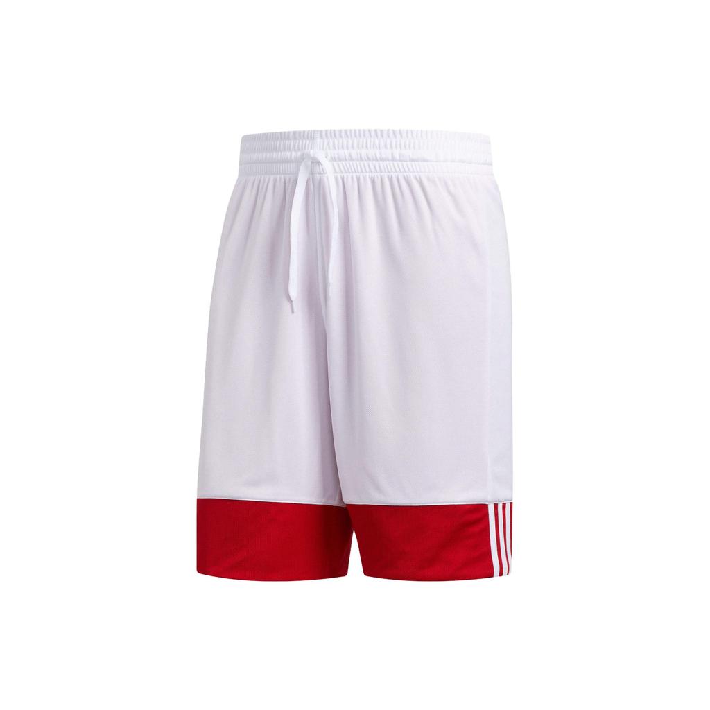 Adidas 3G Speed Three Stripe Logo Print Color Block Reversible Sports Shorts Men Shorts Red DY6603