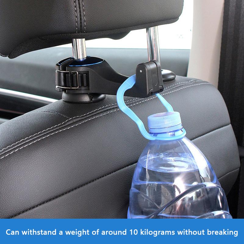 Universal Car Bracket Hook Multi-Function Hanging Storage Mobile Phone Holder Rear Seat Hanger Hook For Bag Purse Cloth Grocery