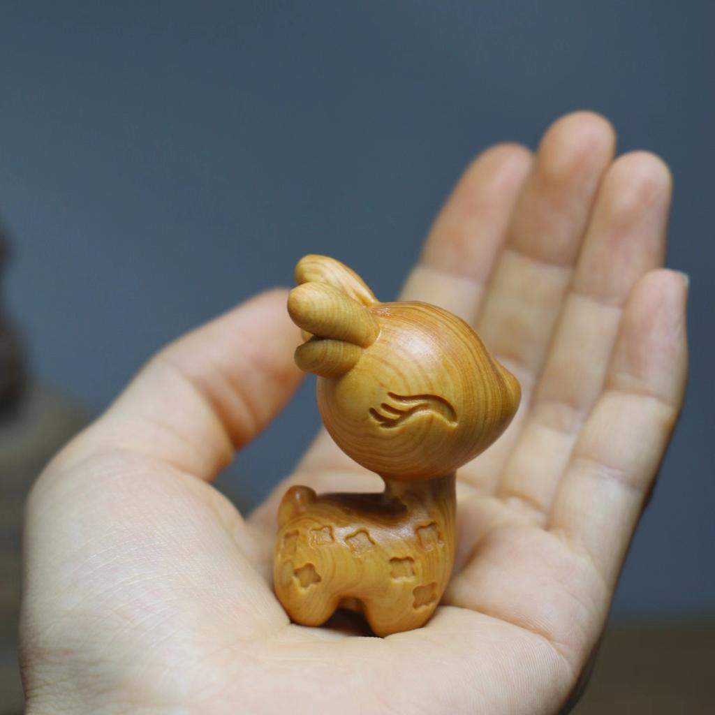 Holz Katze Tiger Schlange Dekoration Haus Schreibtisch Ornamente Chinesischer Stil Haustier Niedlich Kleines Tier Holz Handwerk Kindergeschenk