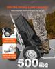 Game Carts for Hunting, 500LBS Deer Cart Game Hauler, Heavy-Duty Crawler Cart, All-Terrain Folding Deer Hauling Cart with Shock-Absorbing Tires,