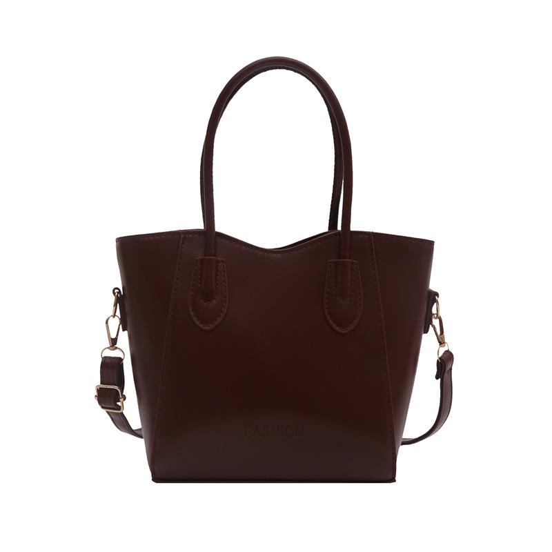 2025 new high-value fashionable bucket bag foreign niche women's shoulder bag fashion casual messenger bag