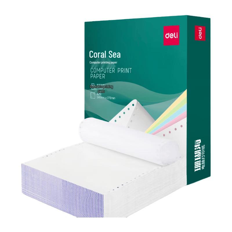 Deli Coral Sea Continuous Form Computer Paper
