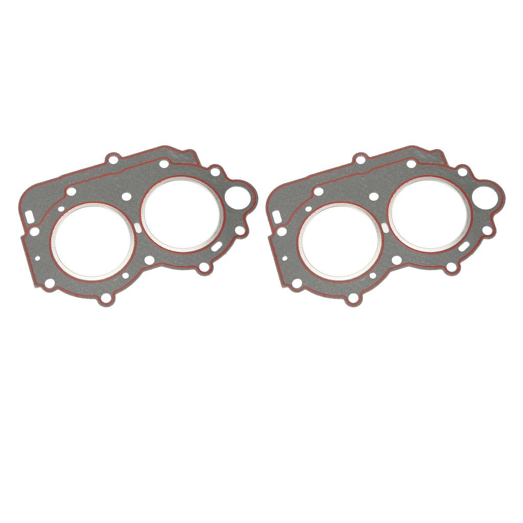 2Pcs Outboard Engine Cylinder Head Gasket Plastic 63V‑11181‑A1 for 2 Stroke 15 HP Boat