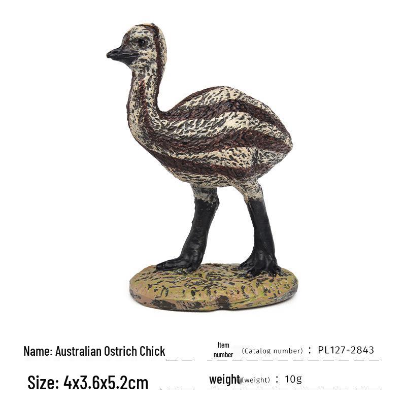 Children's Cognitive Ostrich and Flying Bird Models for Farm Decoration