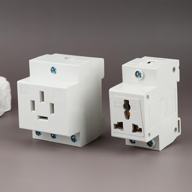 UK US EU FR IT Standard Modulare DIN-Schienensteckdose 10A 16A 25A 250V Industrielle Verteilerdose AC30 Steckdosen Adapter Verbinder