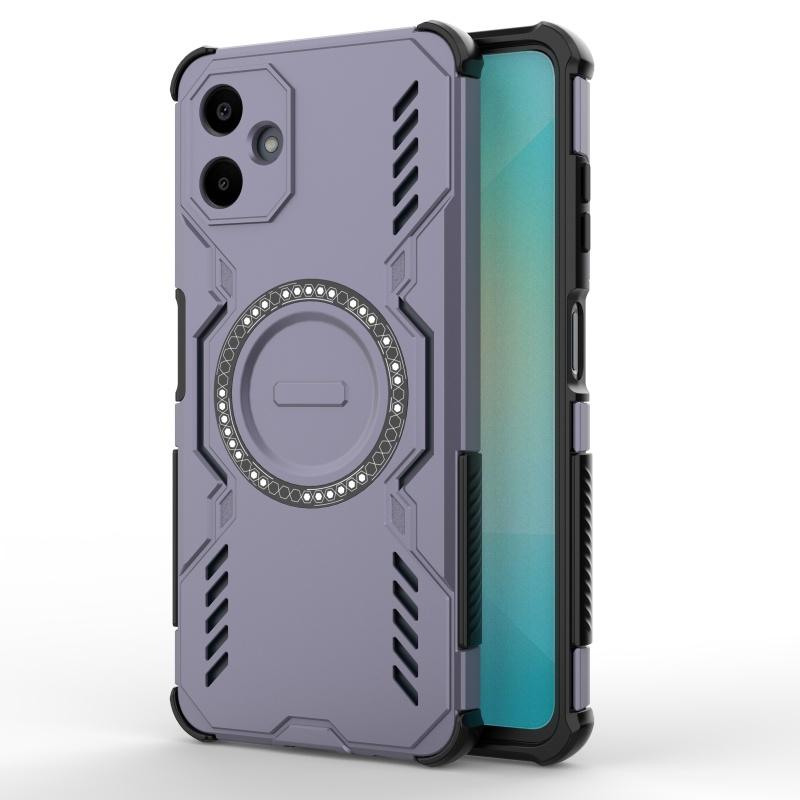 Magnetic Luxury Armor Shockproof Case For Samsung A06 Capas Luxury Colour Hard Shockproof Circular Magnetic Samsung Galaxy A06