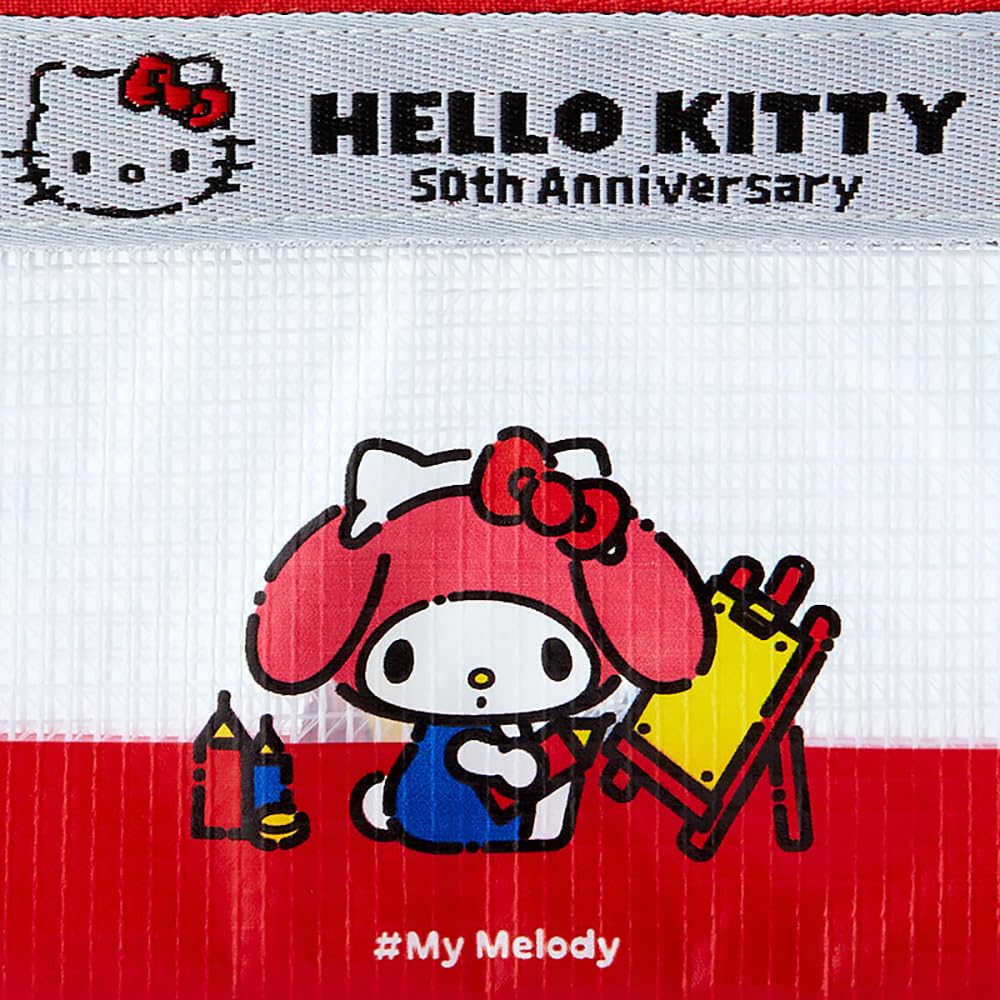 Sanrio Hello My Melody My Melody Vinyl Flache Tasche 10 x 13 x 1 cm 129321 Alle!
