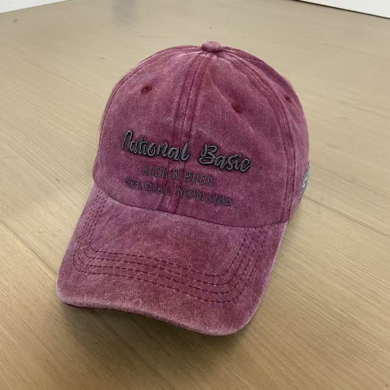 Baseball Cap Vintage Embroidery Cap Washed Sun Hat Couple