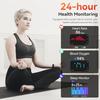 For IDW25 Square TFT 1.83-inch HD Smartwatch Built-in Alexa Fitness Tracker Sleep Talk Functions IP68 Waterproof Compatible