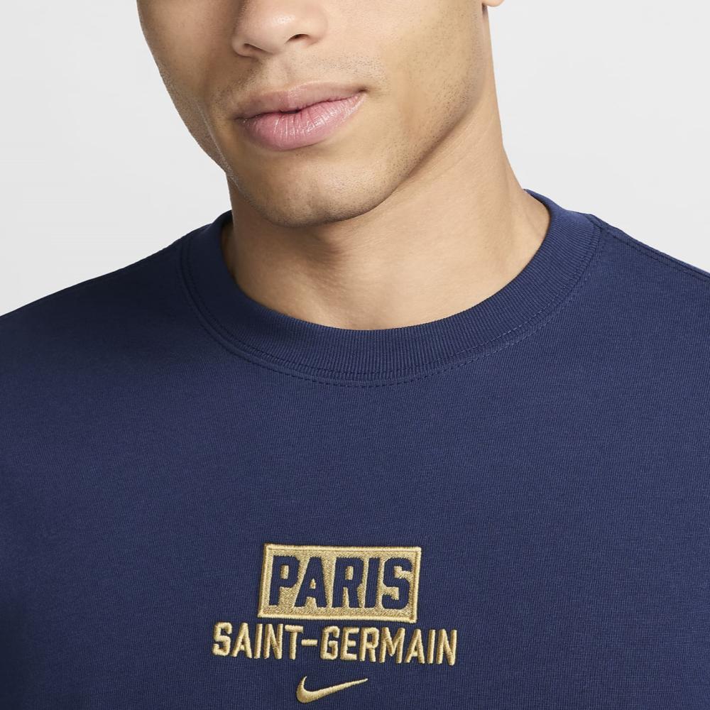Nike Letter Logo Embroidered Cool Design Loose Versatile Pullover Short Sleeve T-Shirt Men T-Shirts Blue HF0825-410