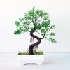 Mini Potted Grass Bonsai: Cherry Snowball Home Decor Ornament