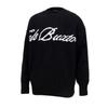 Trendy Unisex CB Logo Jacquard Knit Pullover Sweater