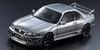 Kyosho Originální 1/43 Nissan Skyline GT-R R33 Nismo Grand Touring Car (Šedá) - Dokončený produkt