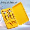 Nail Clipper Set Nail Clippers Home Miter Pedicure Tool Beauty Set Gift Nail Tool Set Ear Pick Spoon Set of 5