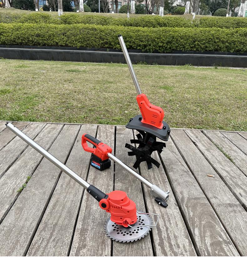 Compact Wheeled Electric Soil Loosener & Lithium Battery Tiller/Weeder