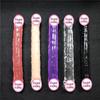 Processing Customized Lengthened Double-Headed Simulation Penis Men and Women Masturbation Device Stick Crystal Large and Medium Size Dildo Adult