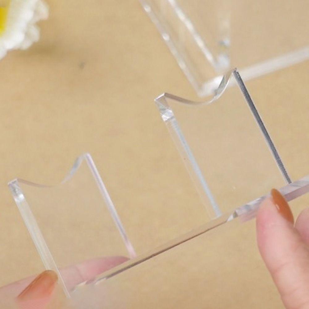 Acrylic Pen Display Stand Clear Paintbrush Drying Rack Eyebrow Pen Stand Pencil Wand Holder  School