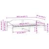 Solid Wood Bed Frame Without Mattress 80 X 200 Cm Pine Wood