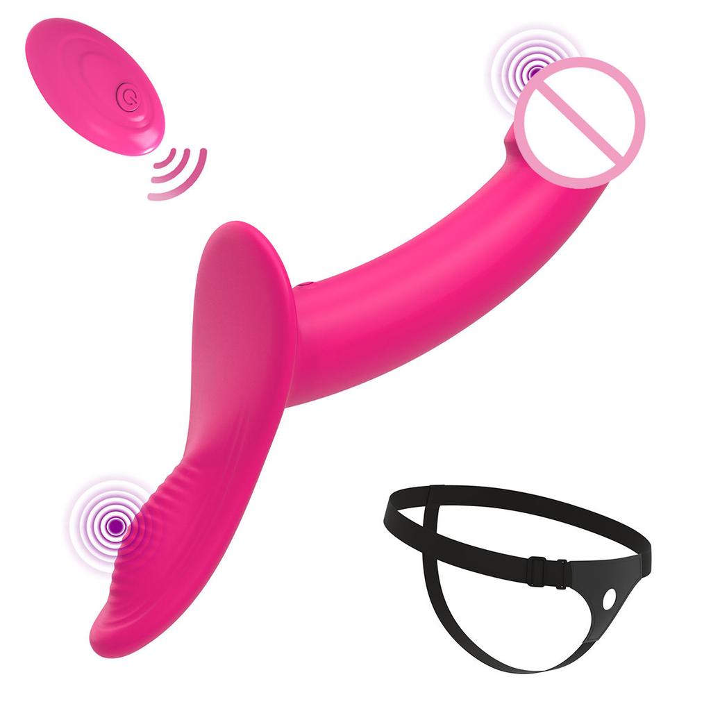 Strapless Strap-on Dildo Vibrator with Remote Control for Women Lesbian Couples G-Spot Massager  Clitoris Stimulator Sex Toys