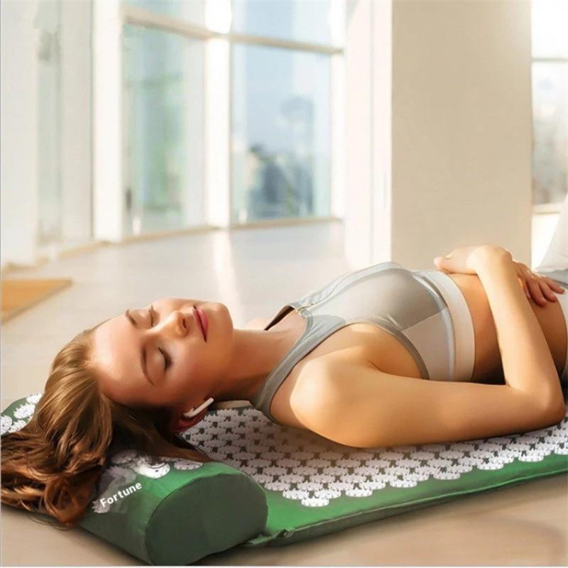 1 Set Akupressur Yoga Matte Kissen Massage Körper Nadeln mit Stacheln Kissen Fußmassagegerät Fitness Pilates