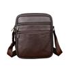 Genuine Cowhide Leather Men Travel Sling Bag Casual Shoulder Crossbody Bags for Male Casual Messenger Bag Satchel Bags