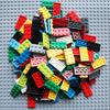 100PCS Size 2x4 Dot Plate 3020 MOC Assemble Particles DIY Building Blocks 2*4 Figures Bricks Educational Creative Toy for Kid