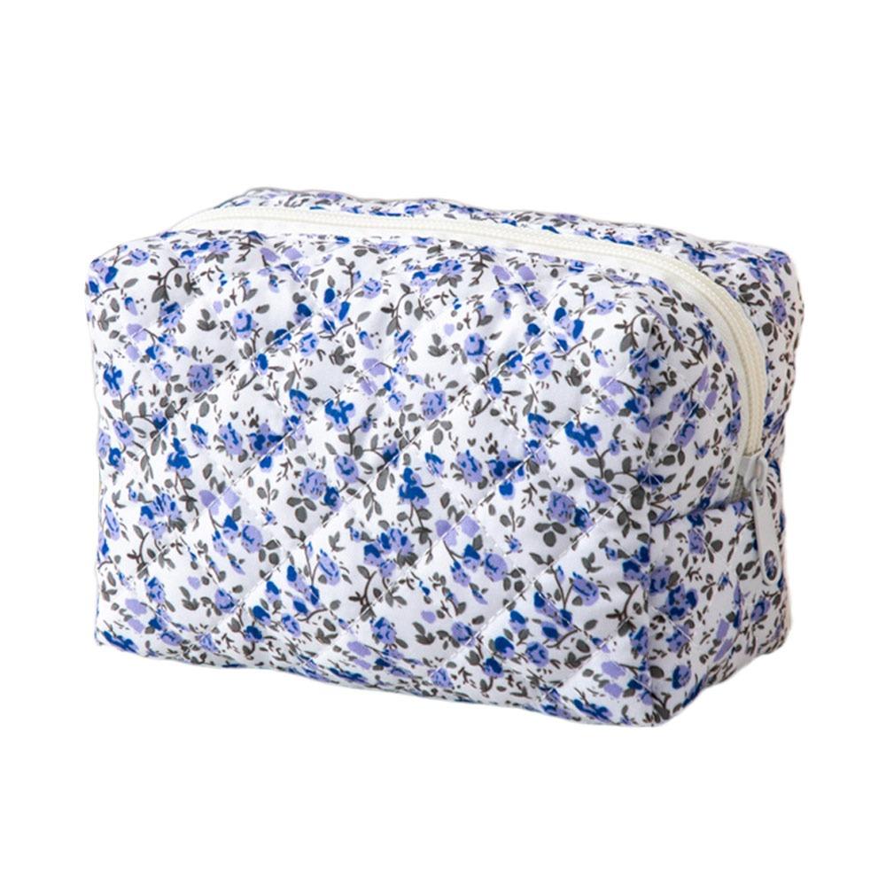 

Trendy Floral Print Makeup Bag Large Capacity Multi-functional Toiletry Bag Portable Makeup Pouch Women
