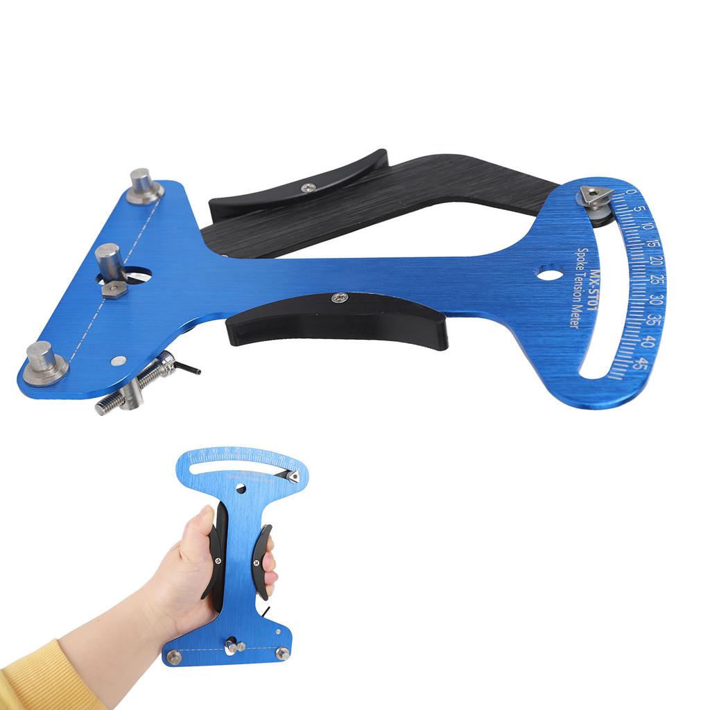 Měřič napětí drátů kola Nastavitelná Přesná stupnice Hliníková slitina Kontrola drátů kola pro jízdní kolo