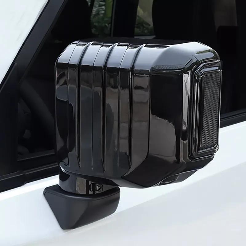 For Toyota Land Cruiser Prado LC250 2024-2025 Car Sticker Rearview Side Mirror Cover Wing Cap Exterior Door Rear View Case Trim