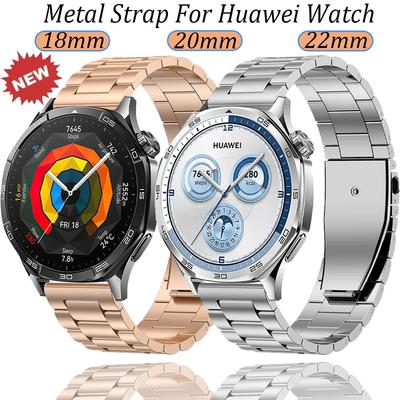 22mm 20mm 18mm Metalen Band Voor Huawei Watch GT6-5-4 46mm 41mm Roestvrij Staal Polsband Huawei Watch GT5 Pro Amazfit Active Max