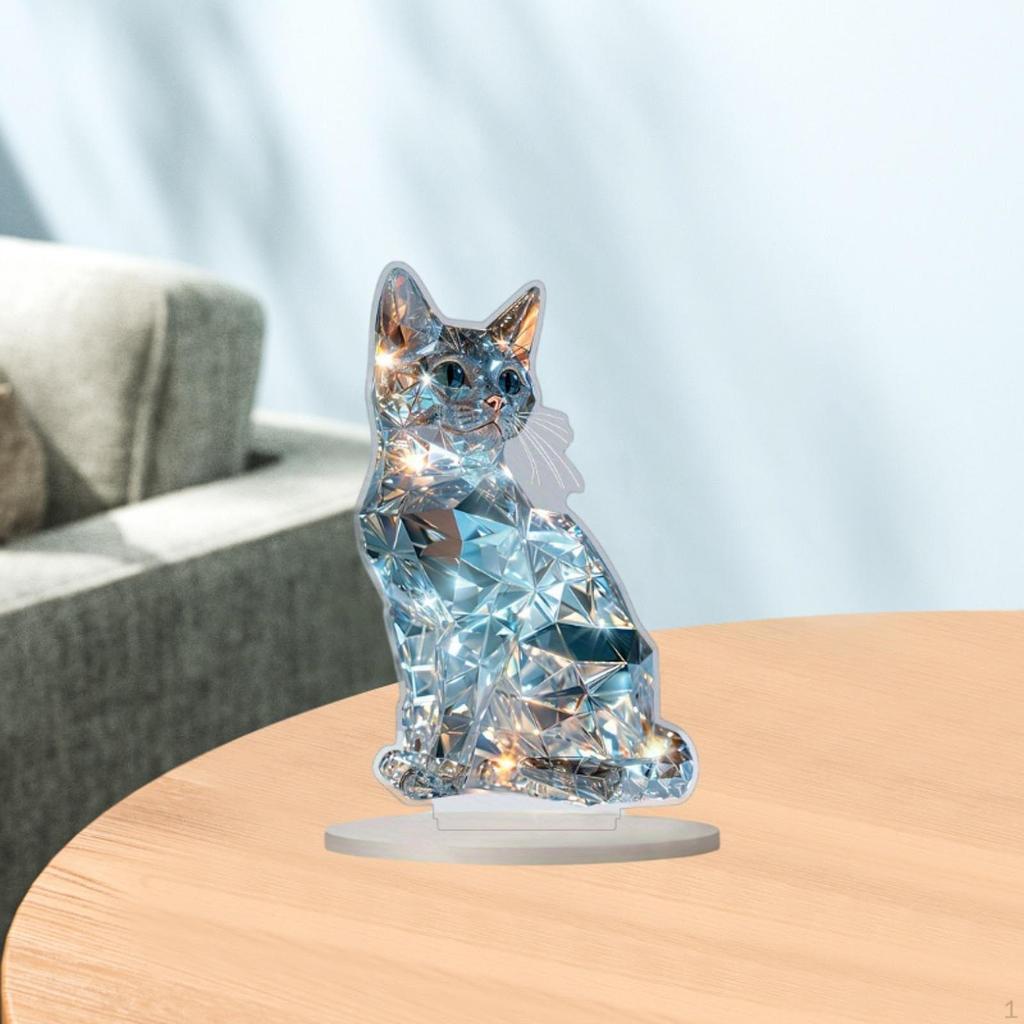 Acrylic Animal Decor 2D Flat Sign Attractive Table Decoration Ornament for Restaurant Cabinet