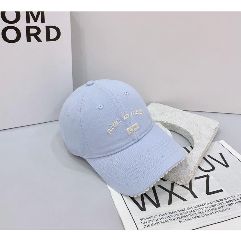 Summer Versatile Embroidered Baseball Cap Women's Premium Hat Sunshade Sun Protection Hat Outdoor Sports Cap