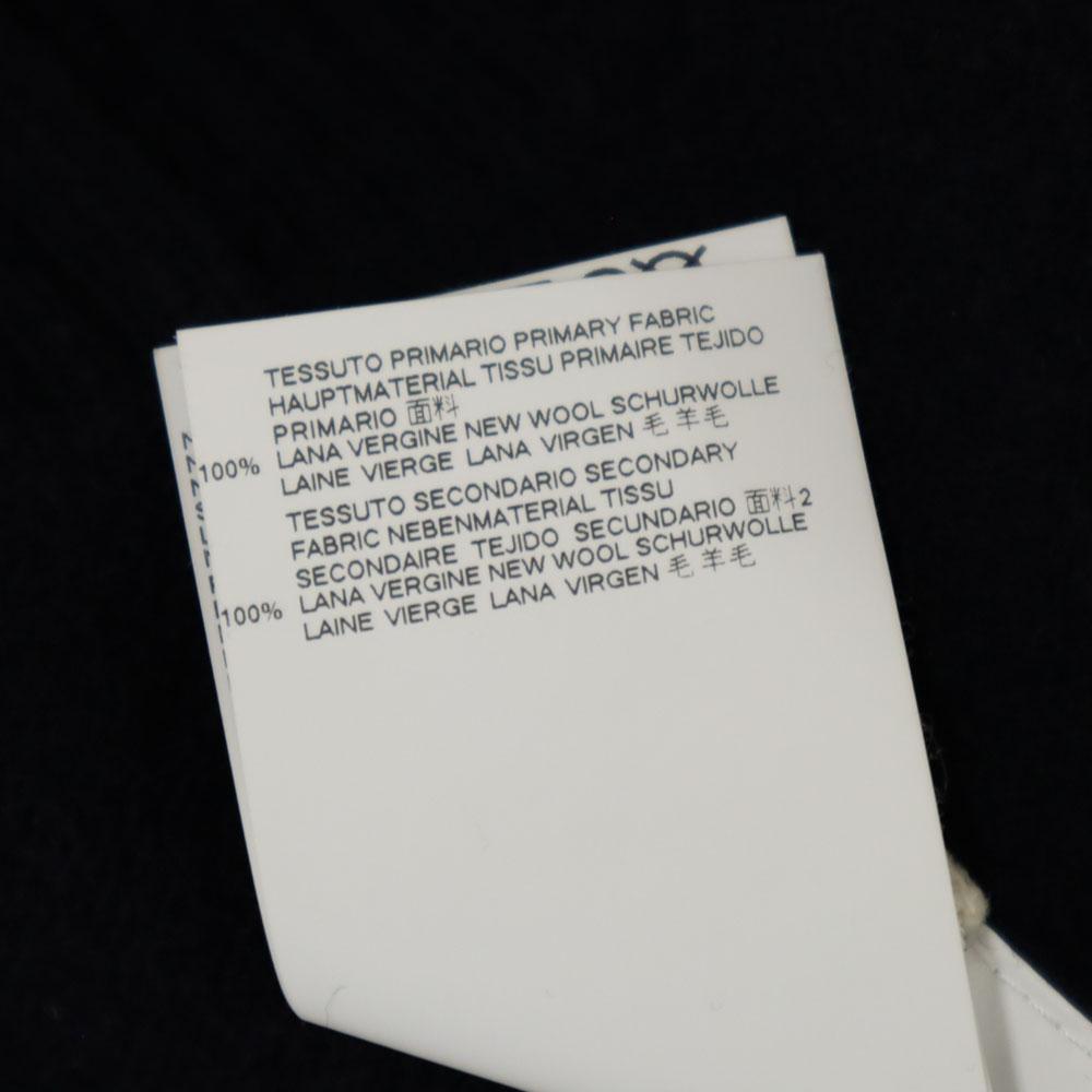 MARNI Made in Italy Virgin Wool Long sleeve sweater 44 Navy knit Women Used