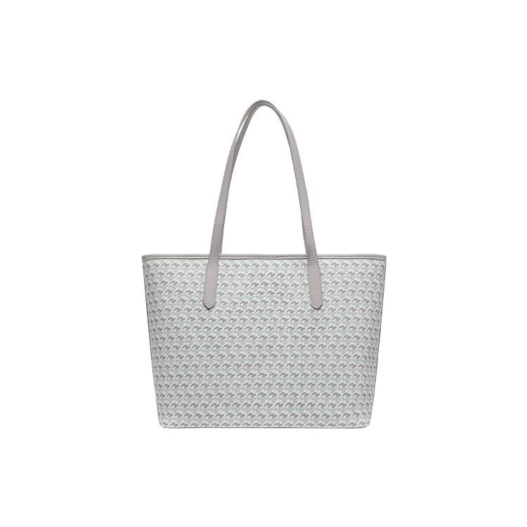VANESSA HOGAN Cow Leather Combo Bag, Tote Bag, Shopping Bag, Handbag, Shoulder Bag Regular Women's Gray 2209406GEY