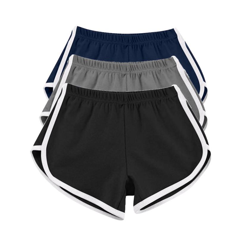 Trendige avantgardistische Hotpants niedrige Taille dünn vielseitig bequem sexy Beine lang Strand Yoga Sportshorts