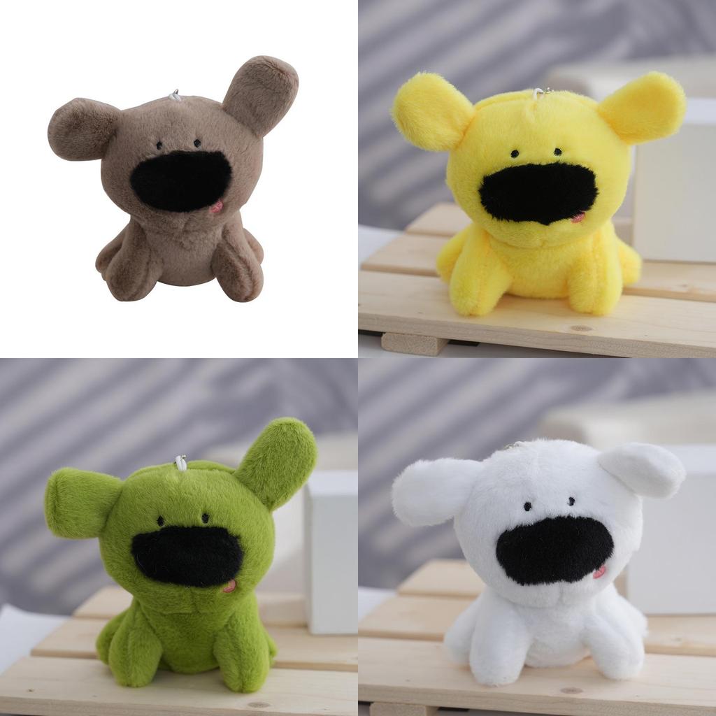 Adorable Plush Toy Black Nosed Dog Doll Soft Stuffed Animal Gift For Kids