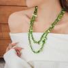 120CM Long Shell Beads Crystal Necklace Women Handmade Woven Long Sweater Chain Clothing Accessories Neck Chain Boho Jewelry
