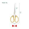 Zinc Alloy Mini Scissors: Stainless Steel, Pointed Embroidery & Thread Trimmer for Handcraft and Office Use